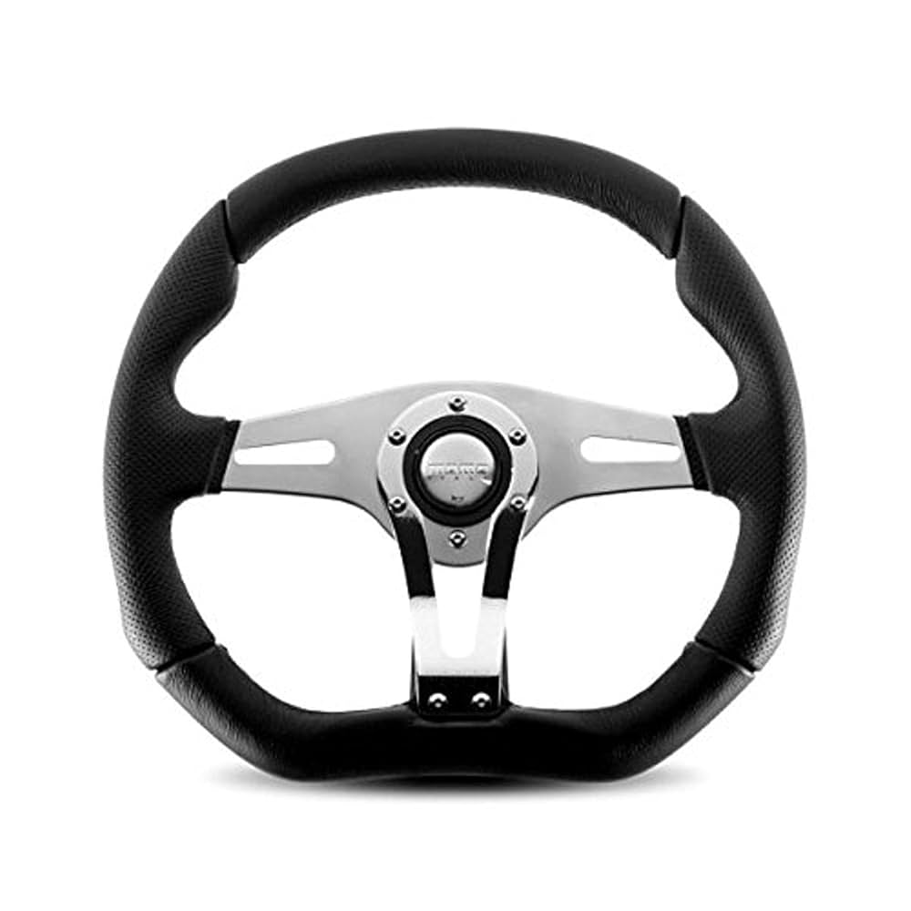 【MOMO】 Momo QRK35BK0B Quark Black 350 mm Urethane Steering Wheel